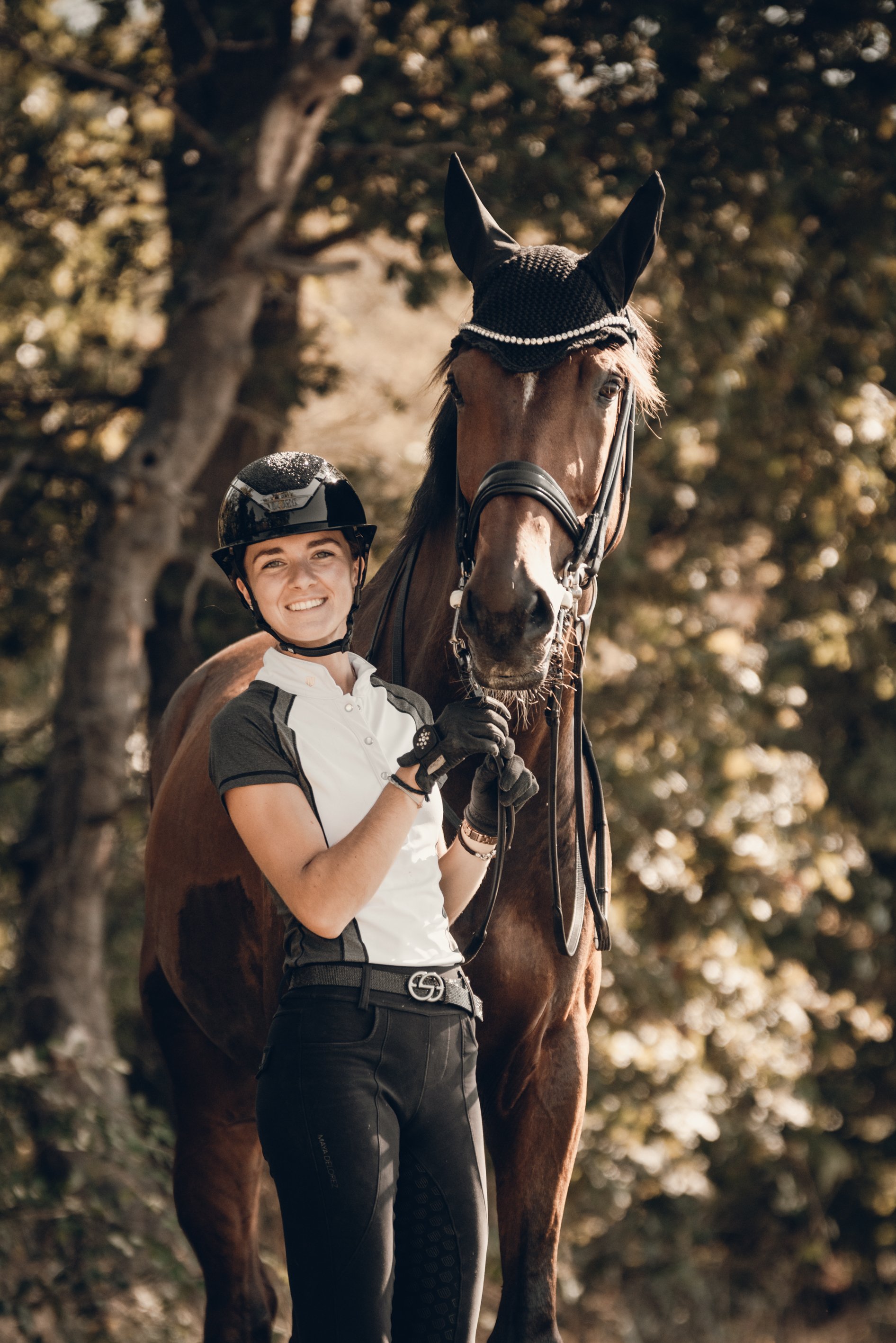 Sophia Kastner mit Pferd